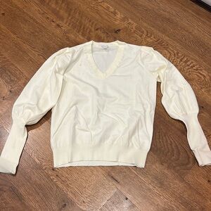 Minnie Rose Women’s Sweater Cream Size Small